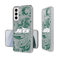 Thumbnail for New York Jets Paisley Clear Phone Case-0