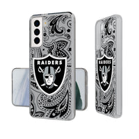 Thumbnail for Las Vegas Raiders Paisley Clear Phone Case-0