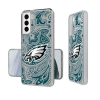 Thumbnail for Philadelphia Eagles Paisley Clear Phone Case-0