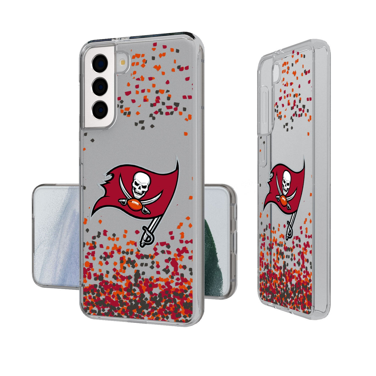 Tampa Bay Buccaneers Confetti Clear Case-19