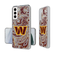 Thumbnail for Washington Commanders Paisley Clear Phone Case-0