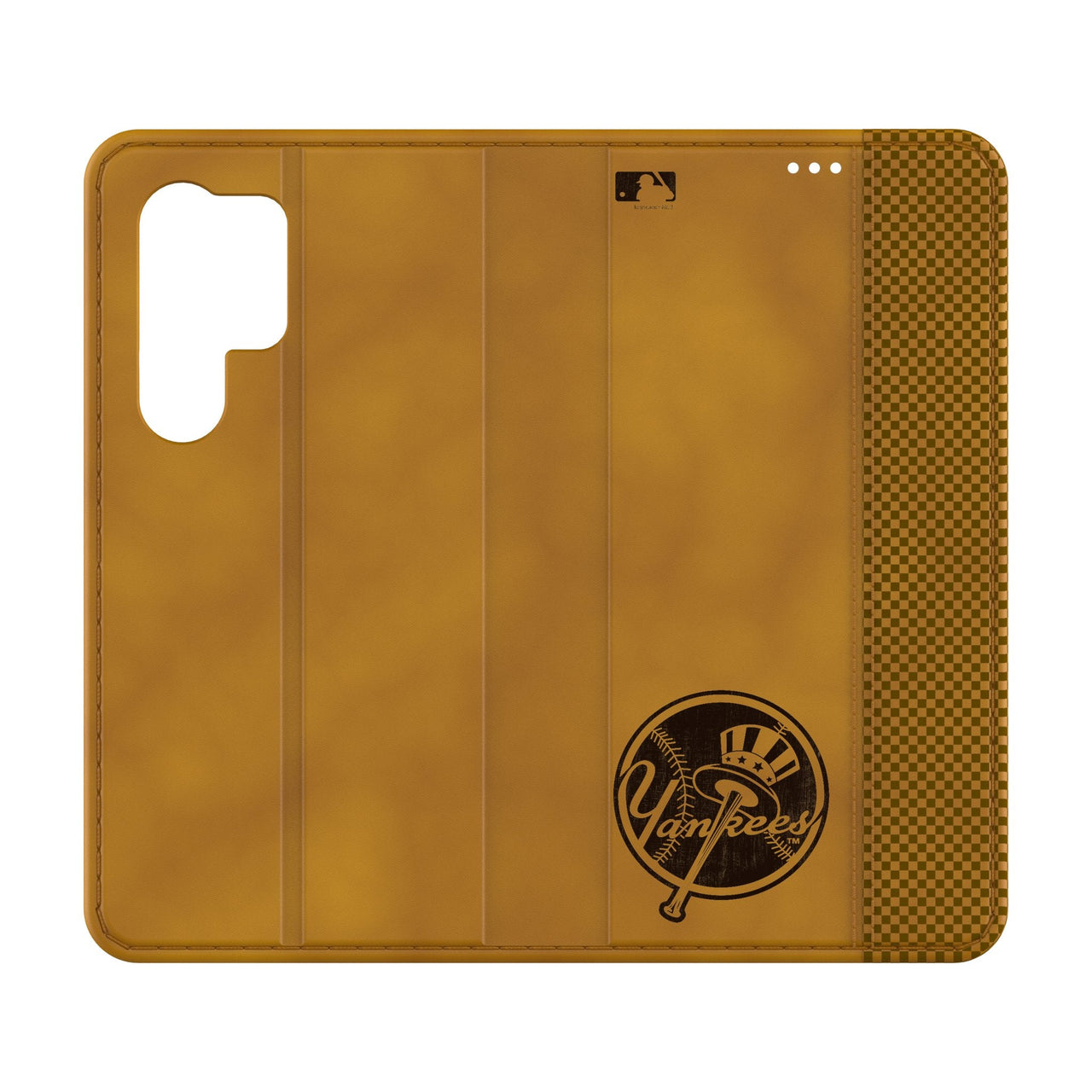 New York Yankees Burn Folio Phone Case-0