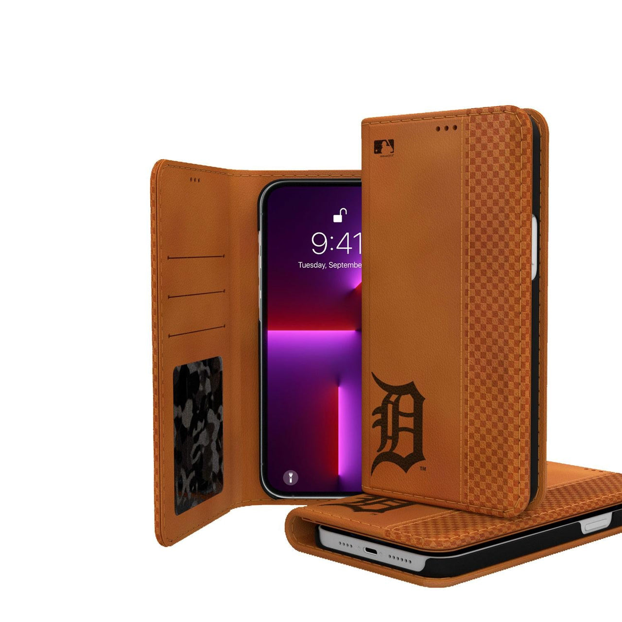 Detroit Tigers Burn Folio Phone Case-0