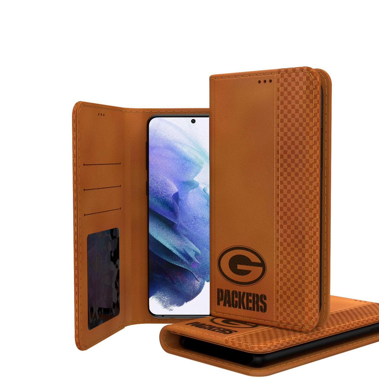 Green Bay Packers Burn Folio Phone Case-1