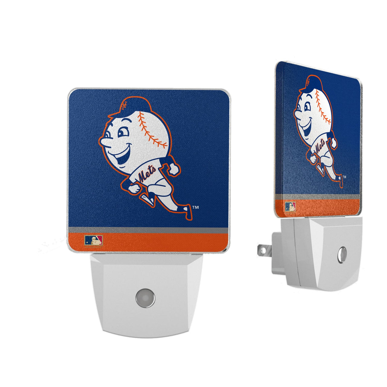 New York Mets 2014 - Cooperstown Collection Stripe Night Light 2-Pack-0