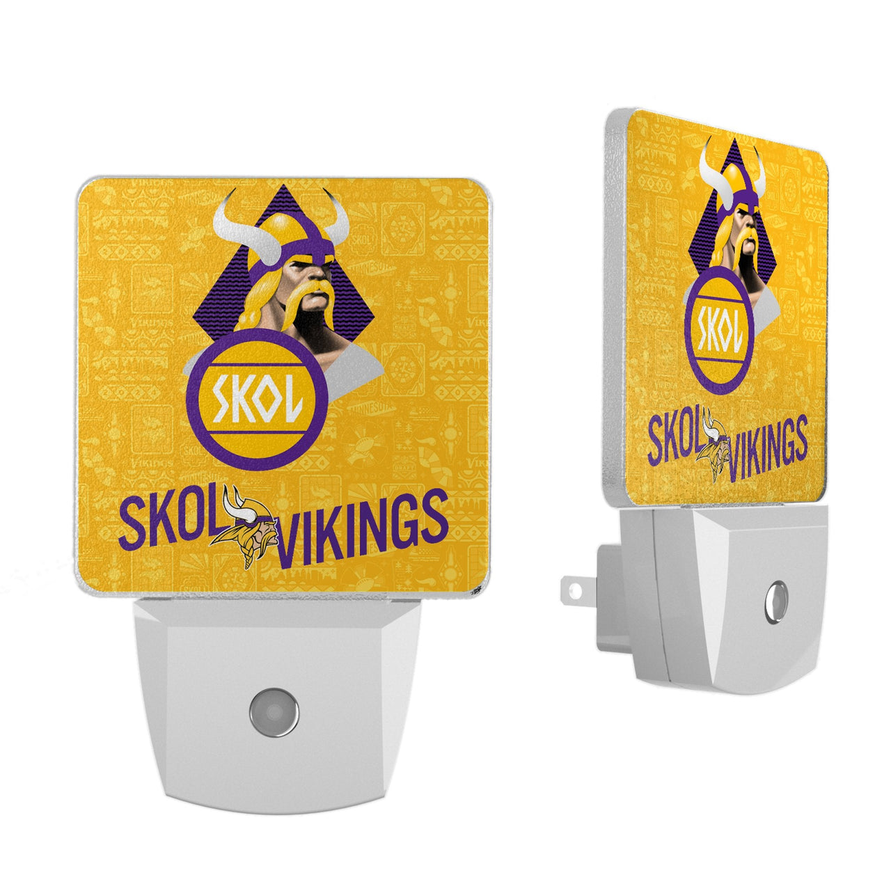 Minnesota Vikings 2024 Illustrated Limited Edition Night Light 2-Pack-0