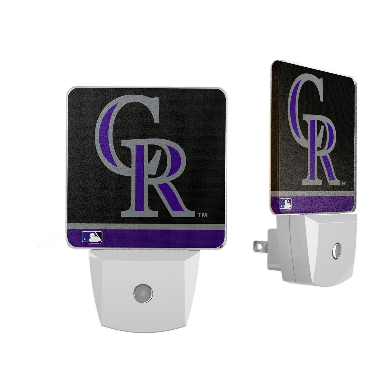 Colorado Rockies Stripe Night Light 2-Pack-0