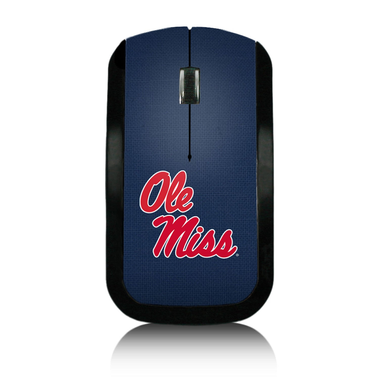 Mississippi Ole Miss Rebels Solid Wireless USB Mouse-0