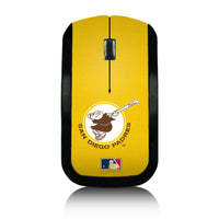 Thumbnail for San Diego Padres 1969-1984 - Cooperstown Collection Solid Wireless USB Mouse-0