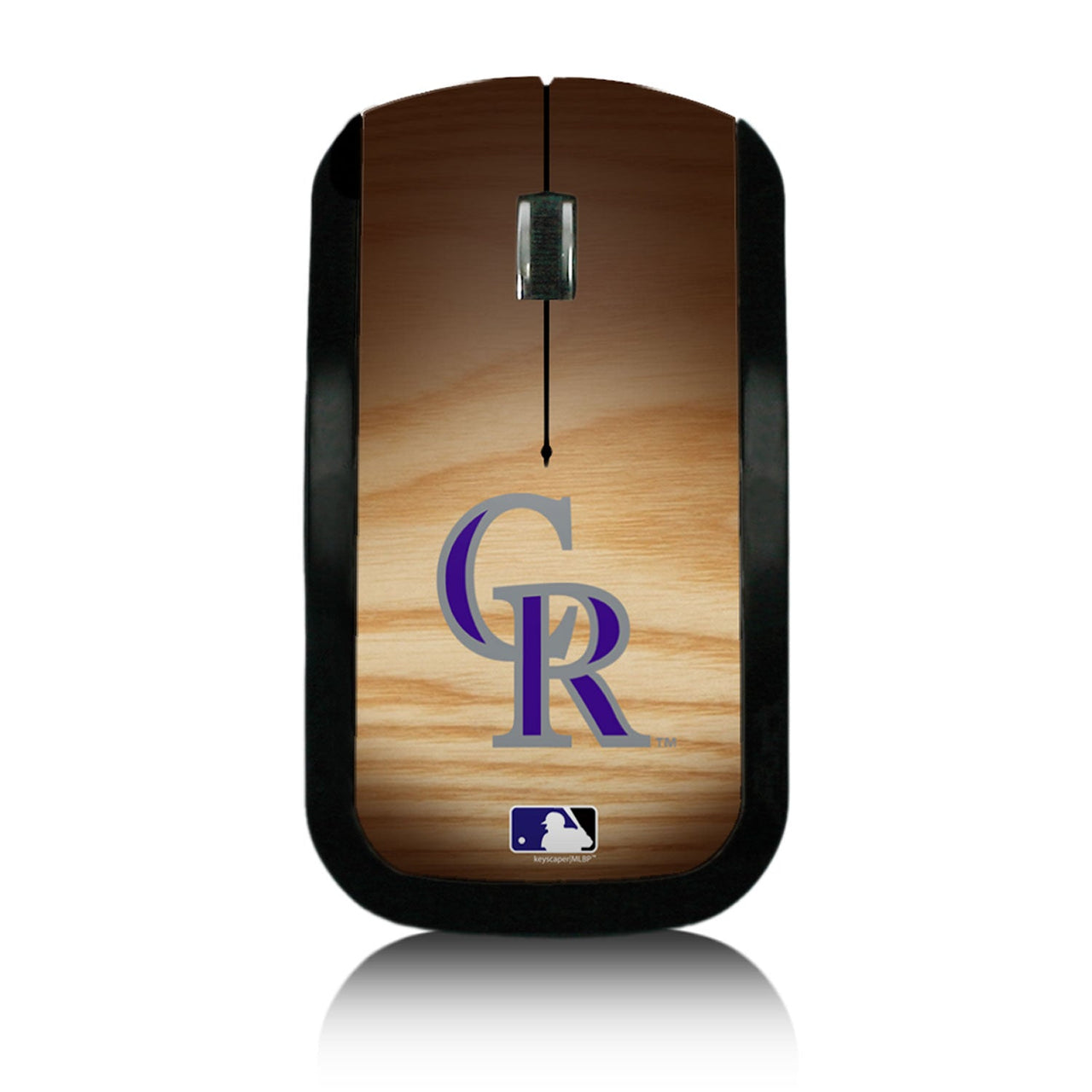 Colorado Rockies Rockies Wood Bat Wireless USB Mouse-0