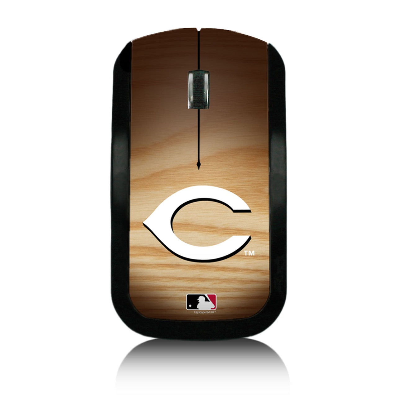 Cincinnati Reds Reds Wood Bat Wireless USB Mouse-0