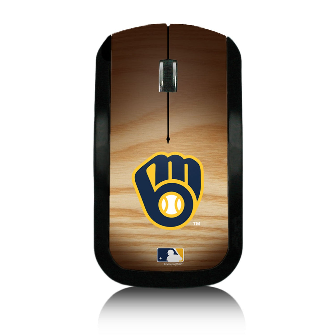 Milwaukee Brewers Wood Bat Wireless Mouse-0