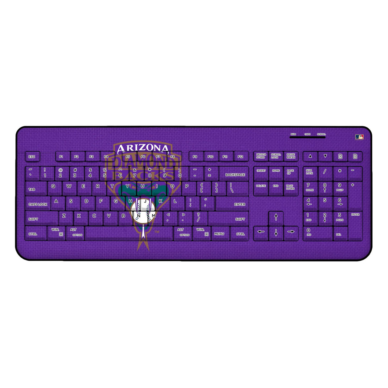 Arizona 1999-2006 - Cooperstown Collection Solid Wireless USB Keyboard-0