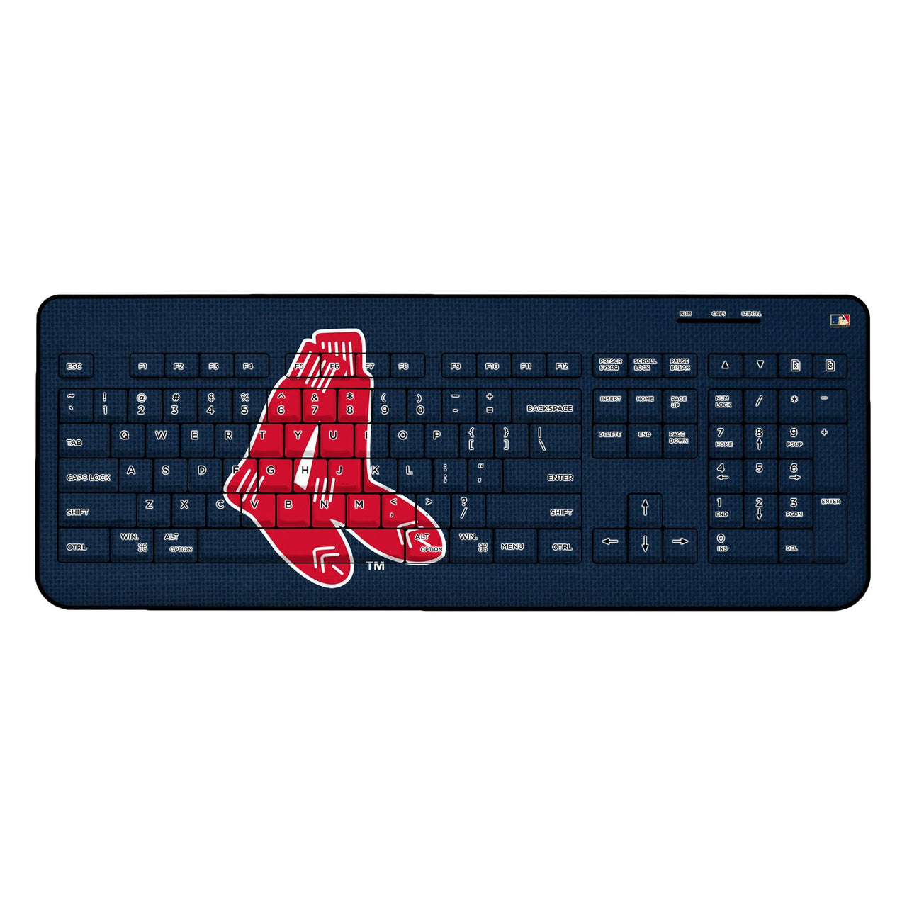 Boston Red Sox 1924-1960 - Cooperstown Collection Solid Wireless USB Keyboard-0