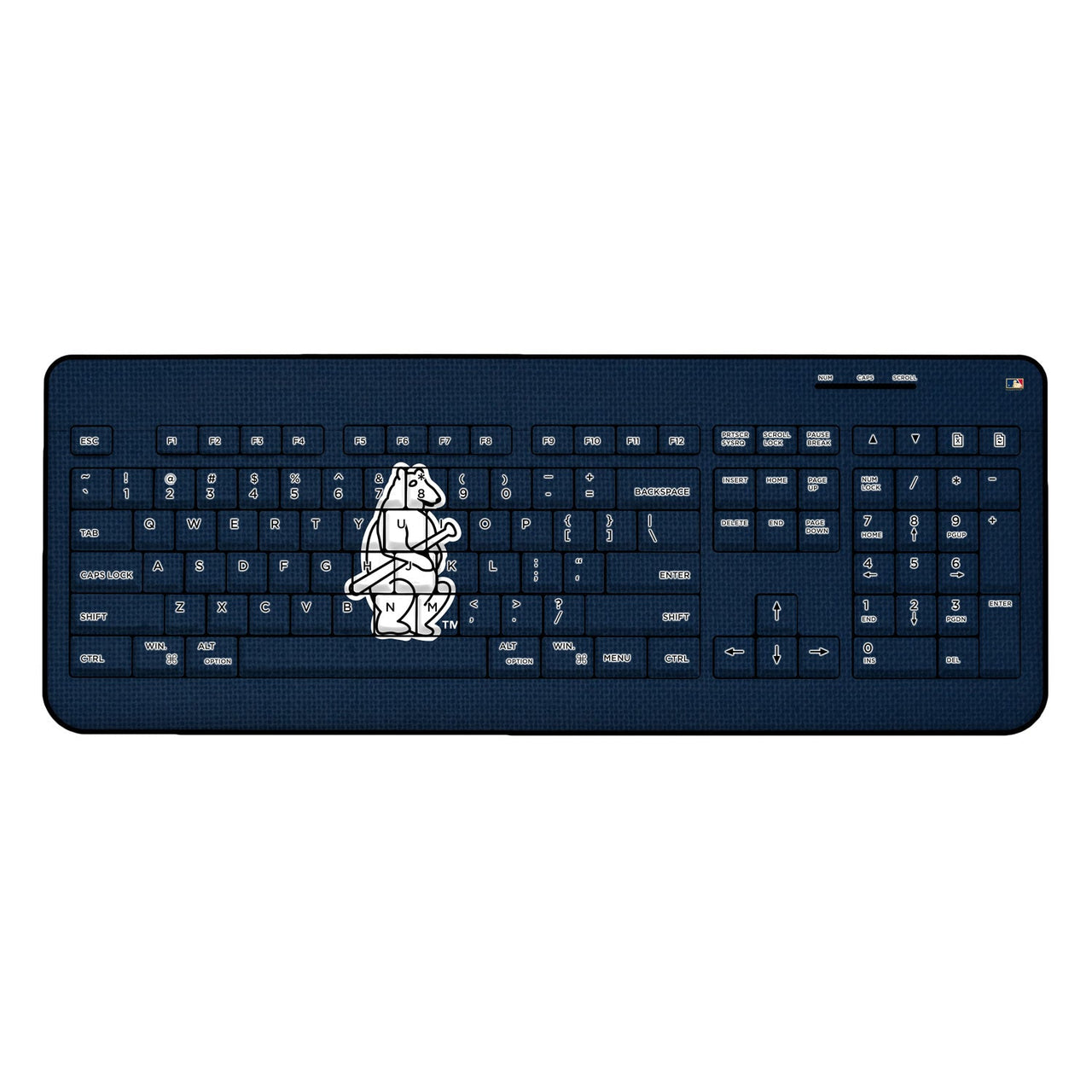 Chicago Cubs 1914 - Cooperstown Collection Solid Wireless USB Keyboard-0