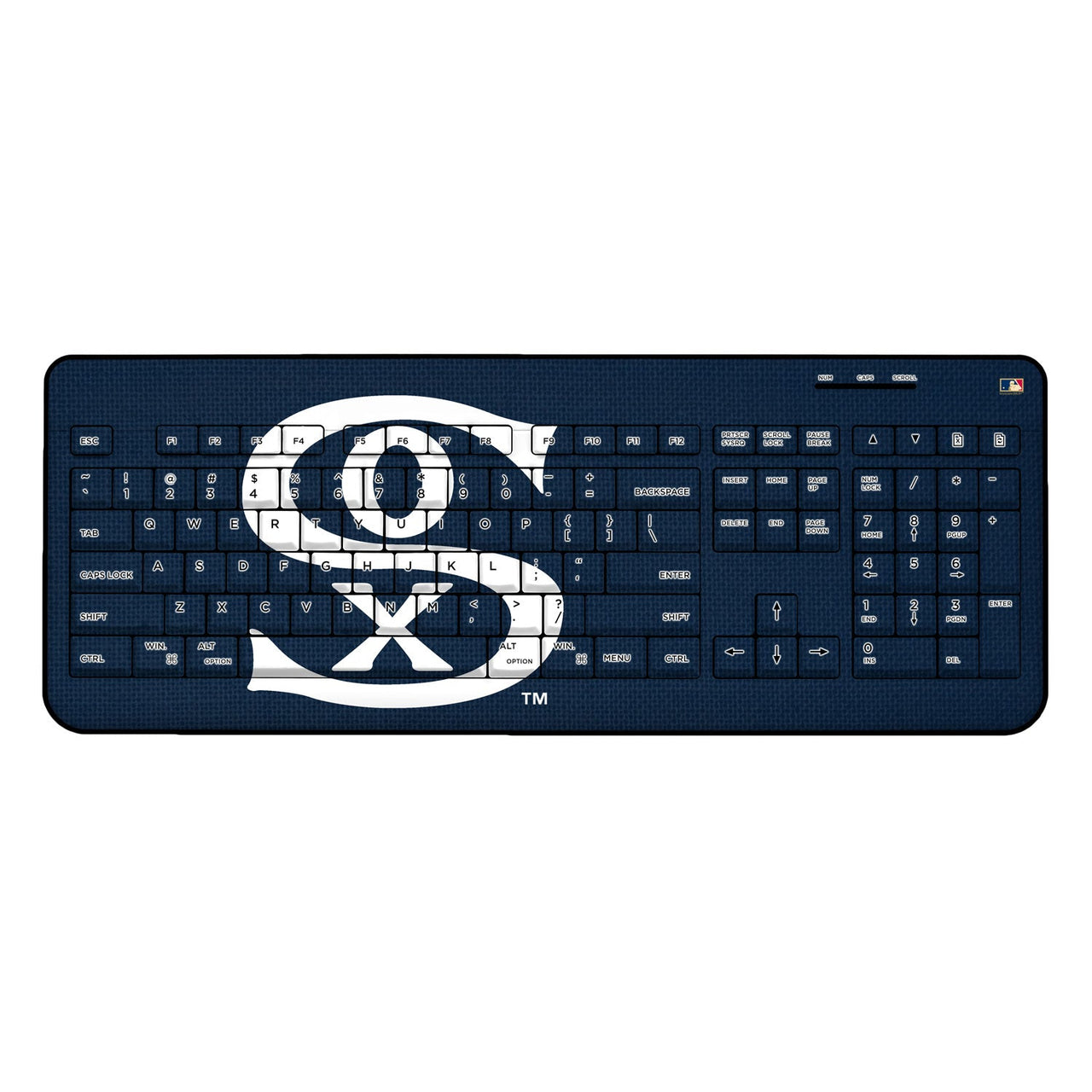 Chicago White Sox Road 1919-1921 - Cooperstown Collection Solid Wireless USB Keyboard-0