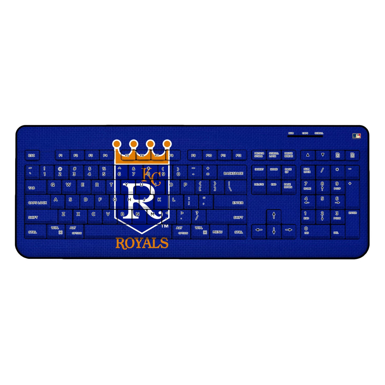 Kansas City Royals 1969-1978 - Cooperstown Collection Solid Wireless USB Keyboard-0