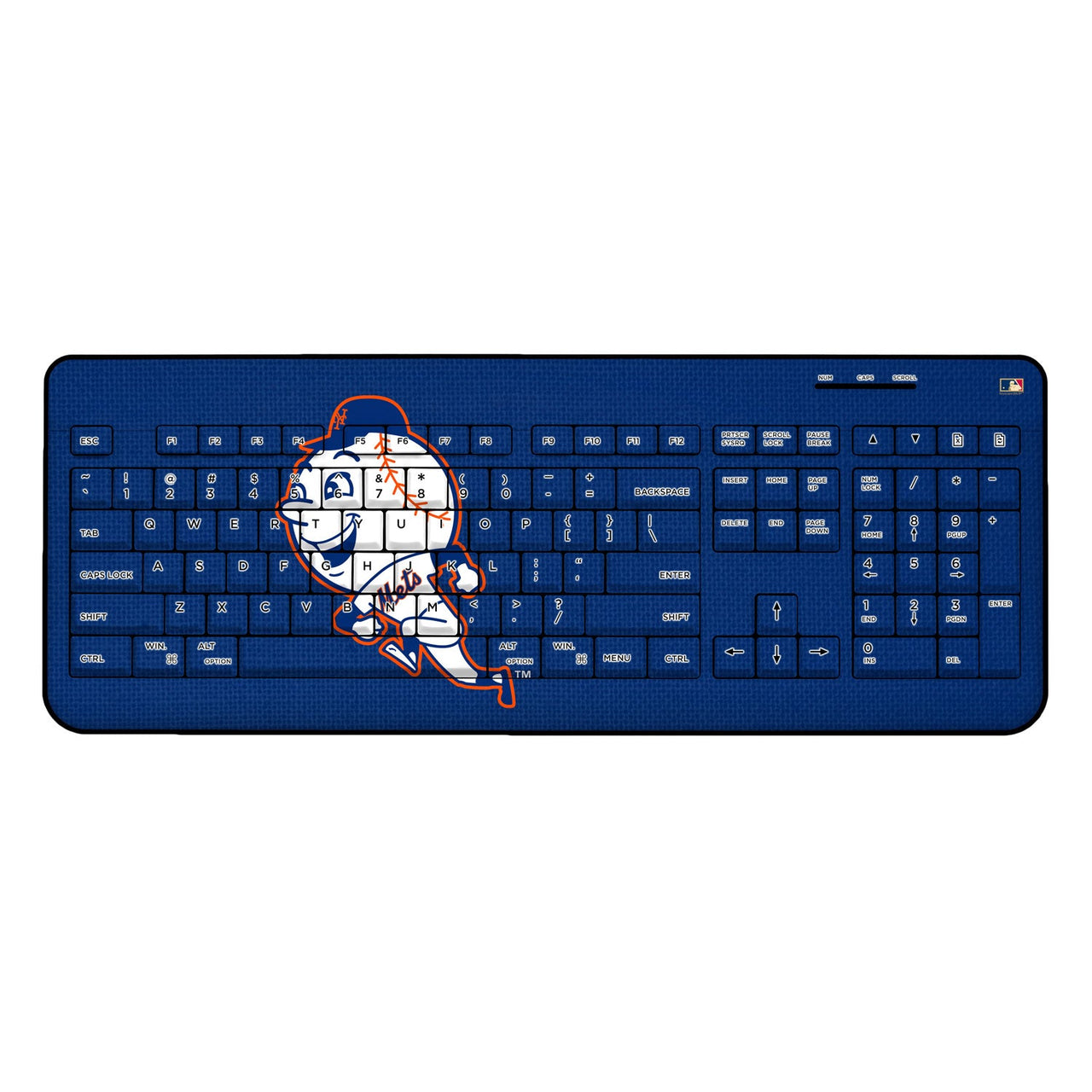 New York Mets 2014 - Cooperstown Collection Solid Wireless USB Keyboard-0