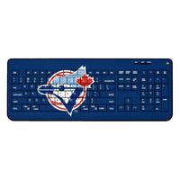 Thumbnail for Toronto Blue Jays 1977-1988 - Cooperstown Collection Solid Wireless USB Keyboard-0