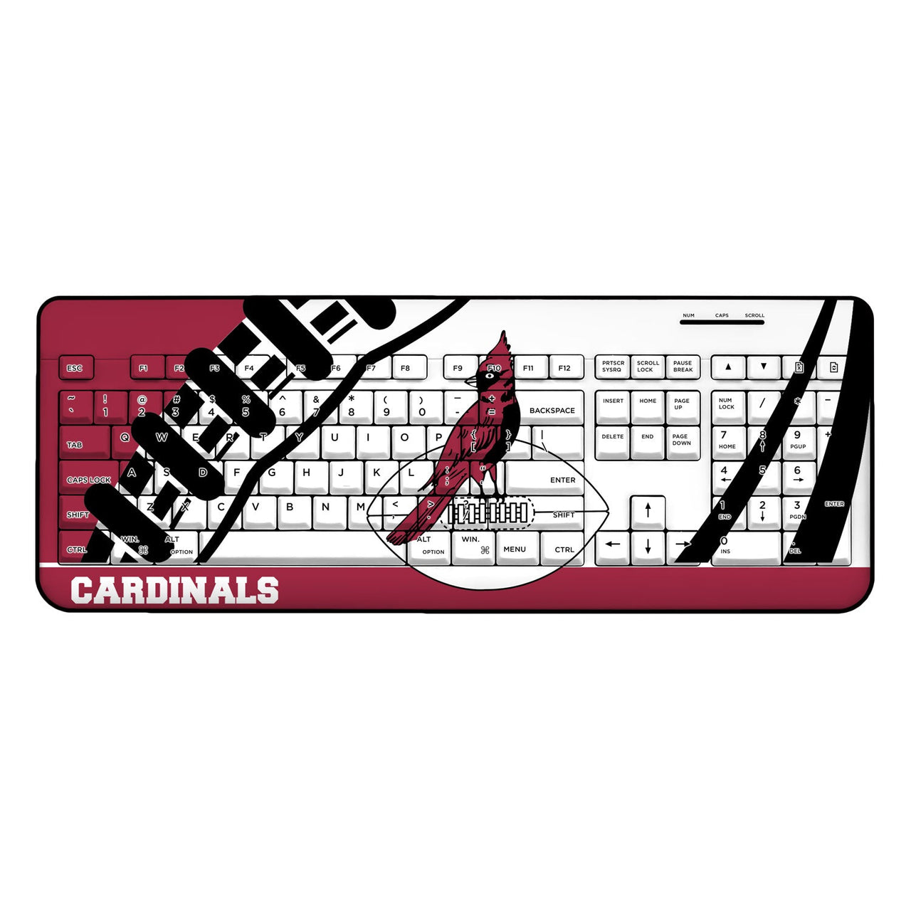 Chicago Cardinals 1947-1959 Historic Collection Passtime Wireless USB Keyboard-0