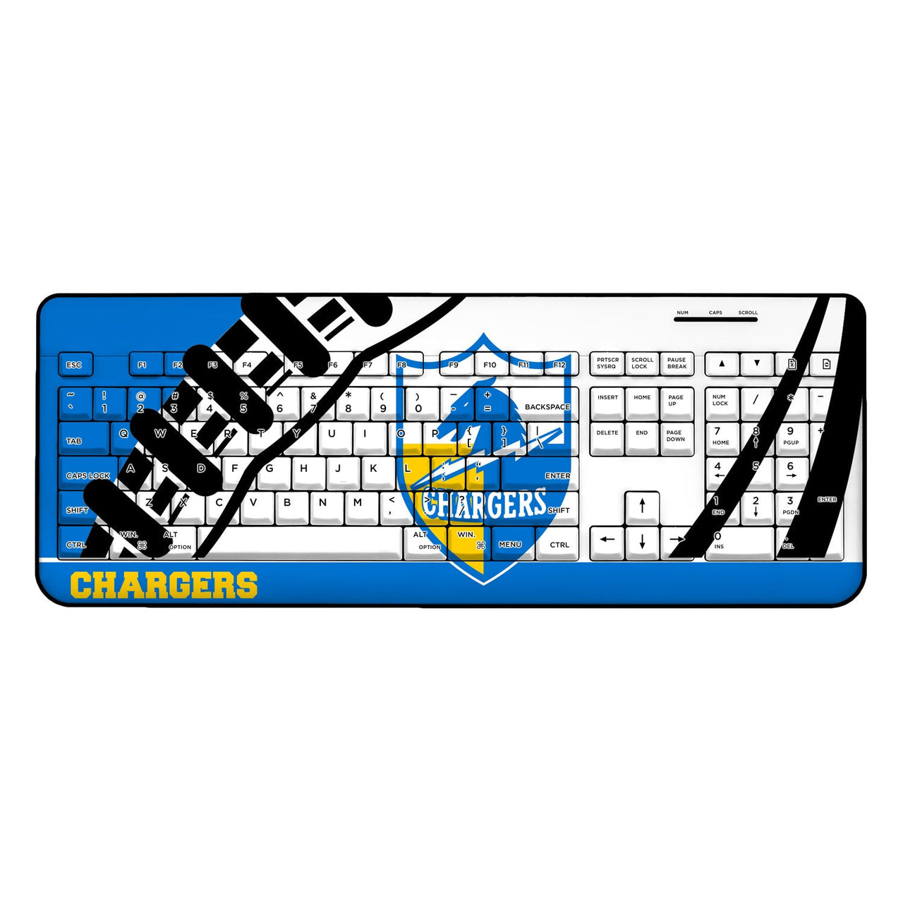 San Diego Chargers Passtime Wireless USB Keyboard-0