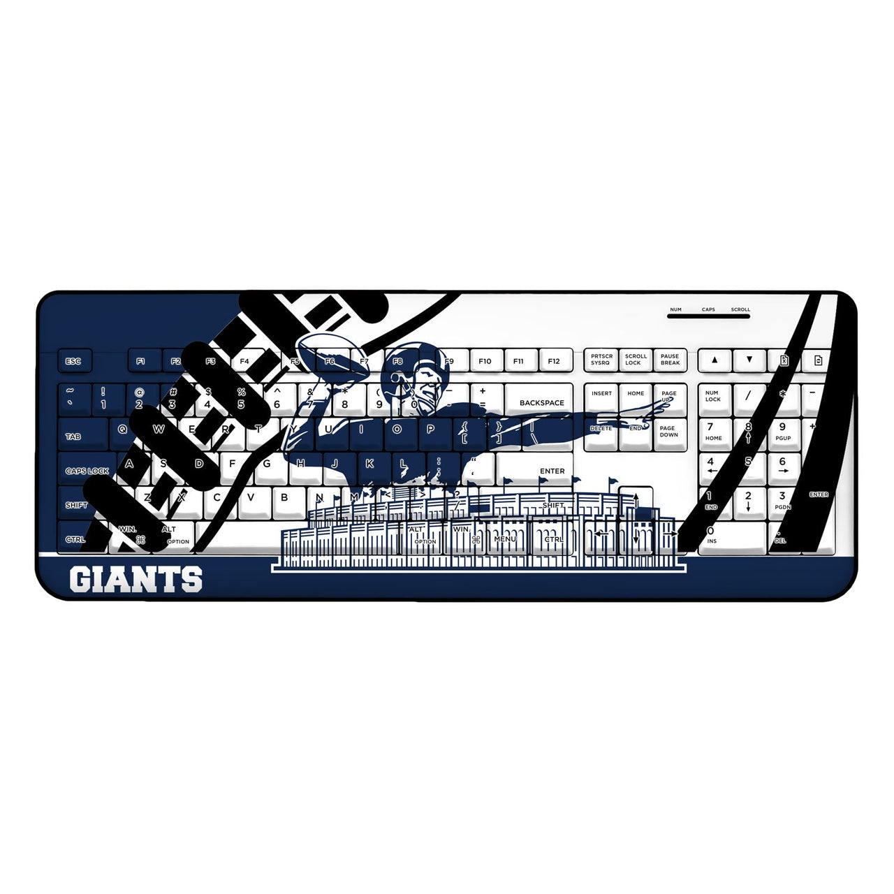 New York Giants 1960-1966 Historic Collection Passtime Wireless USB Keyboard-0