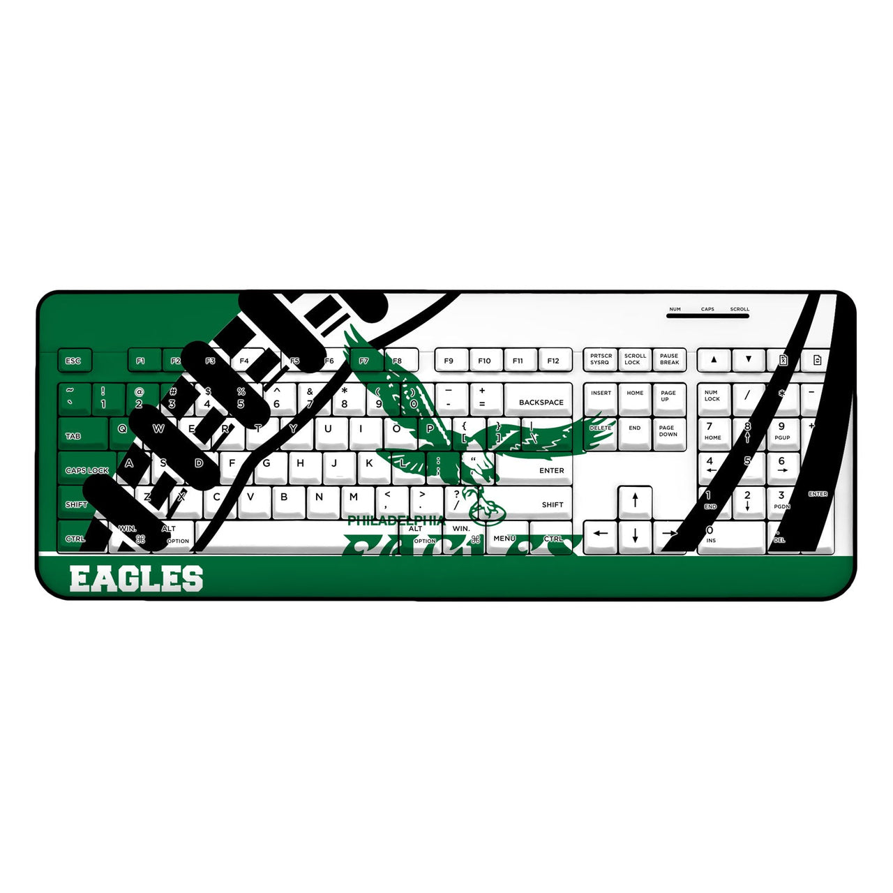 Philadelphia Eagles 1973-1995 Historic Collection Passtime Wireless USB Keyboard-0