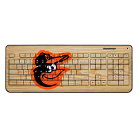 Thumbnail for Baltimore Orioles Orioles Wood Bat Wireless USB Keyboard-0