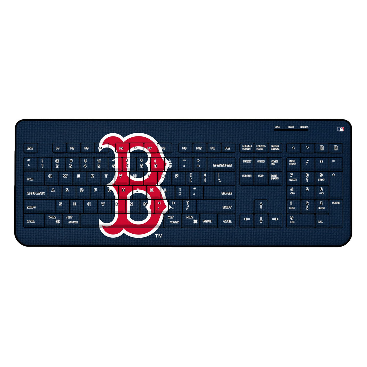 Boston Red Sox Red Sox Solid Wireless USB Keyboard-0