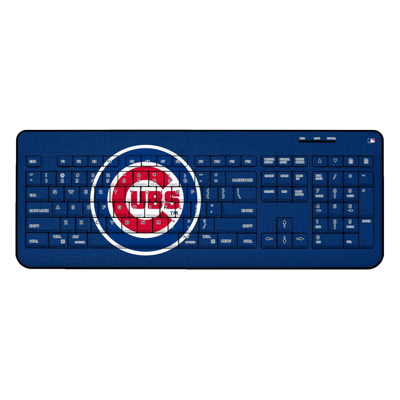 Chicago Cubs Cubs Solid Wireless USB Keyboard-0