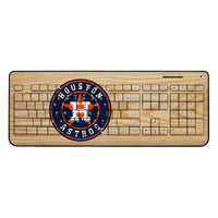 Thumbnail for Houston Astros Astros Wood Bat Wireless USB Keyboard-0