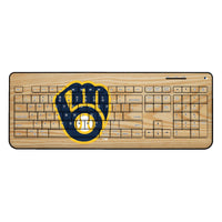 Thumbnail for Milwaukee Brewers Wood Bat Wireless USB Keyboard-0