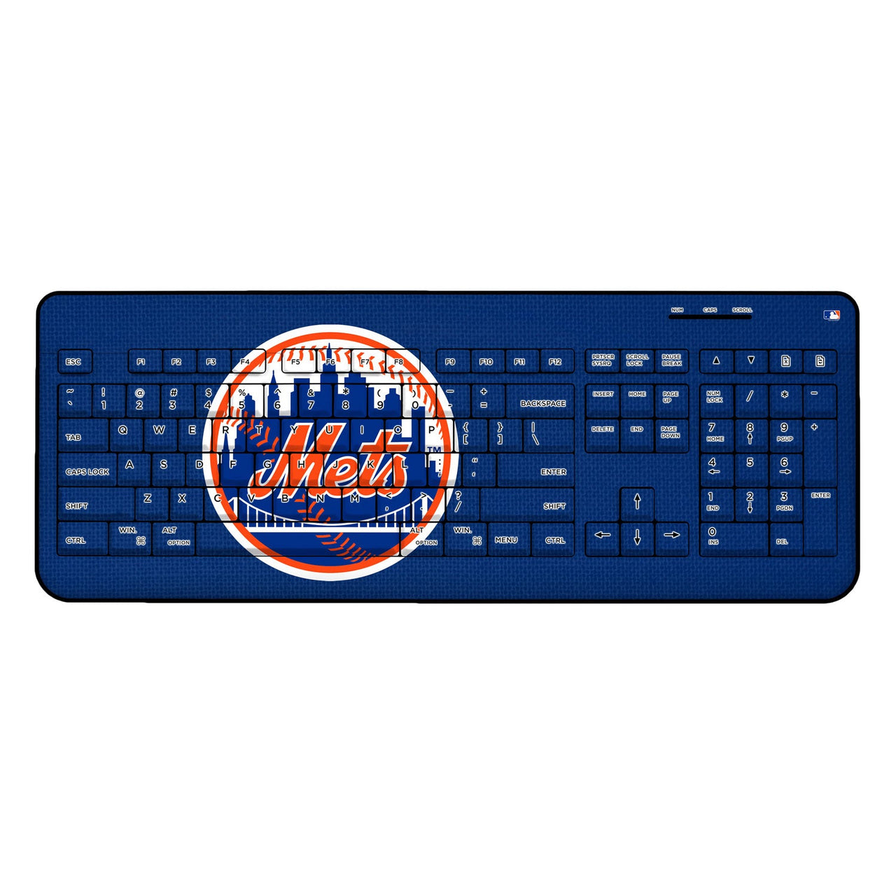 New York Mets Mets Solid Wireless USB Keyboard-0