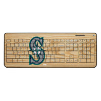 Thumbnail for Seattle Mariners Mariners Wood Bat Wireless USB Keyboard-0