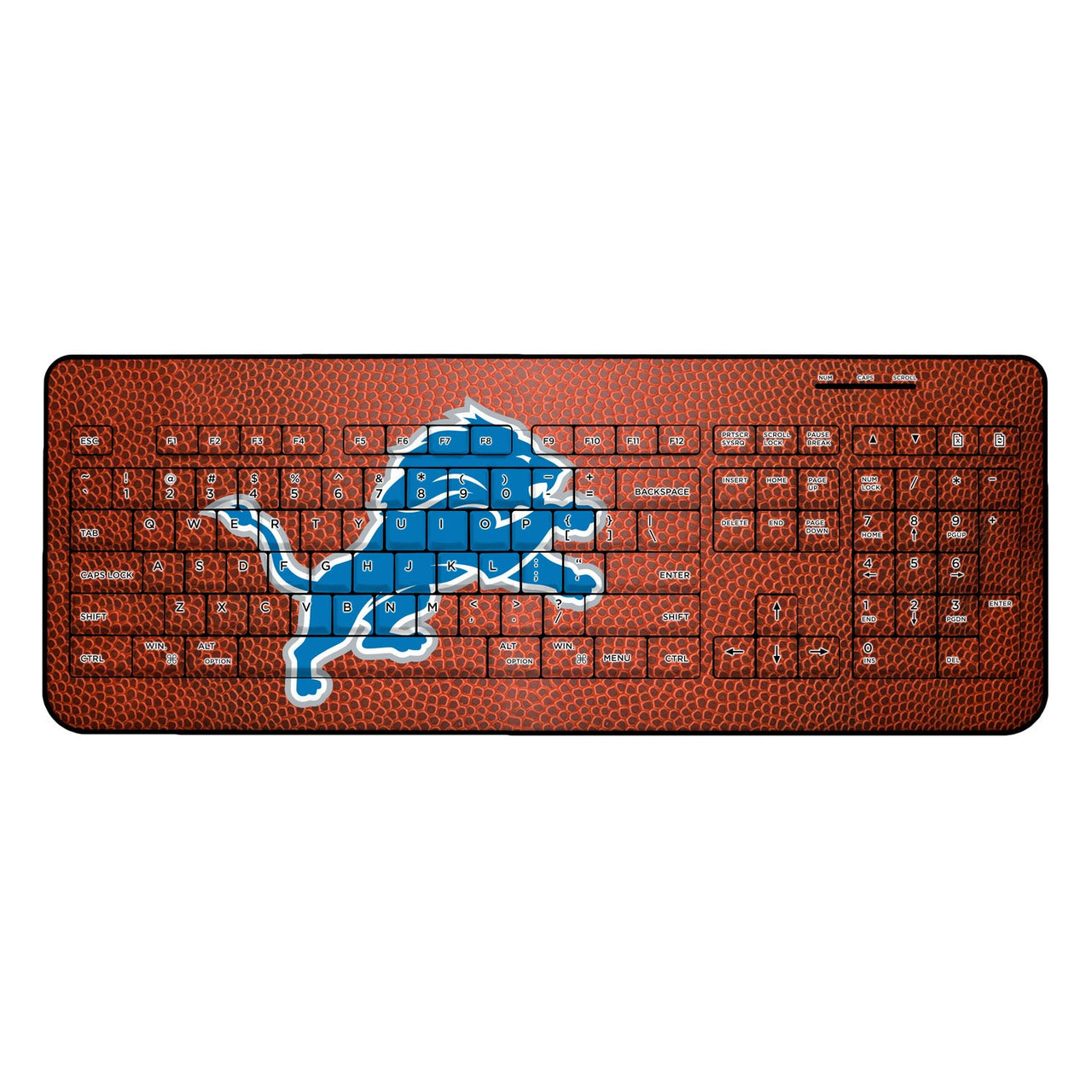 Detroit Lions Football Wireless USB Keyboard-0