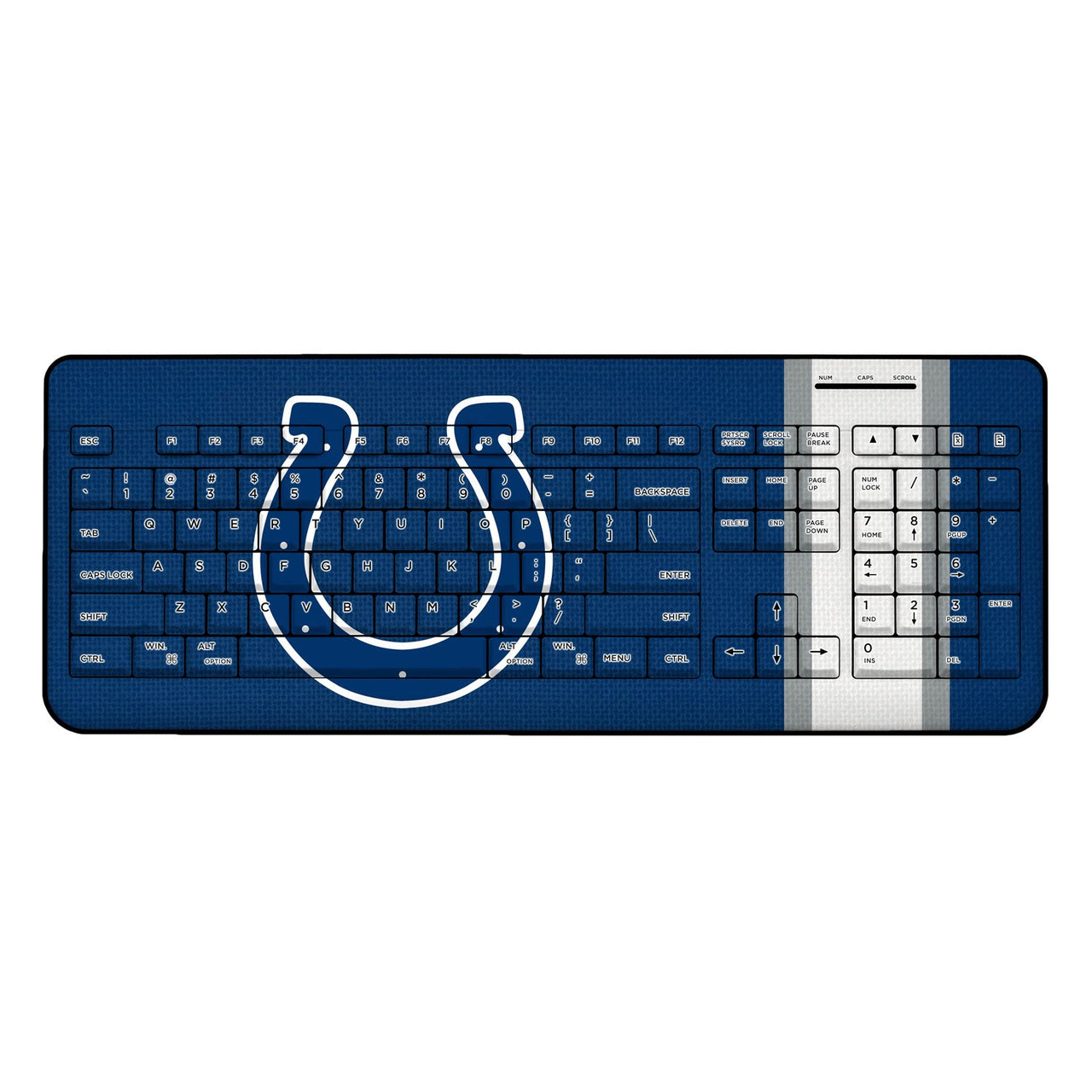 Indianapolis Colts Stripe Wireless USB Keyboard-0