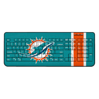 Thumbnail for Miami Dolphins Stripe Wireless USB Keyboard-0