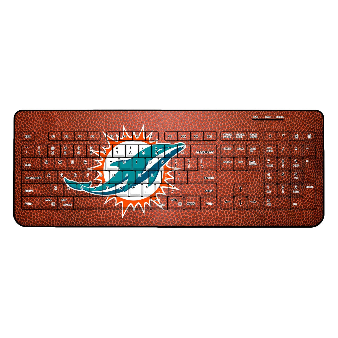 Miami Dolphins Football Wireless USB Keyboard-0