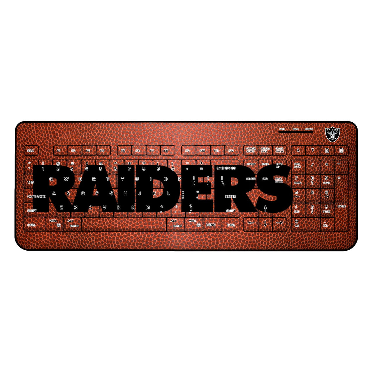 Las Vegas Raiders Football Wireless USB Keyboard-0