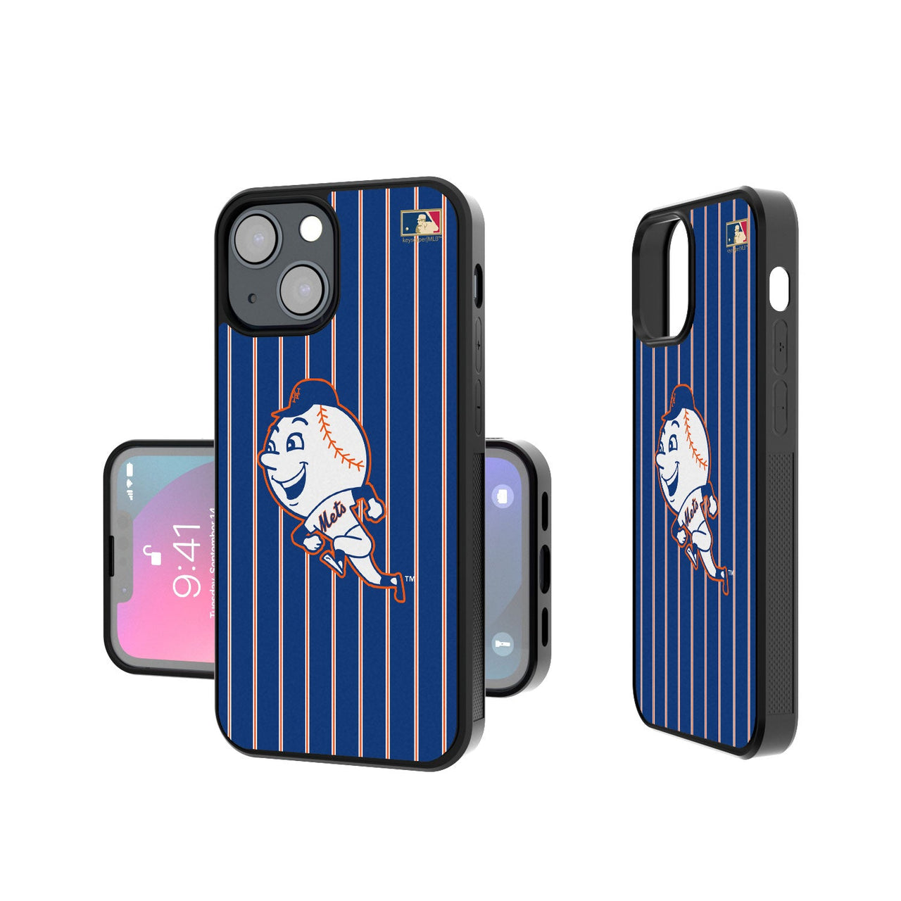 New York Mets 2014 - Cooperstown Collection Pinstripe Bumper Case-3