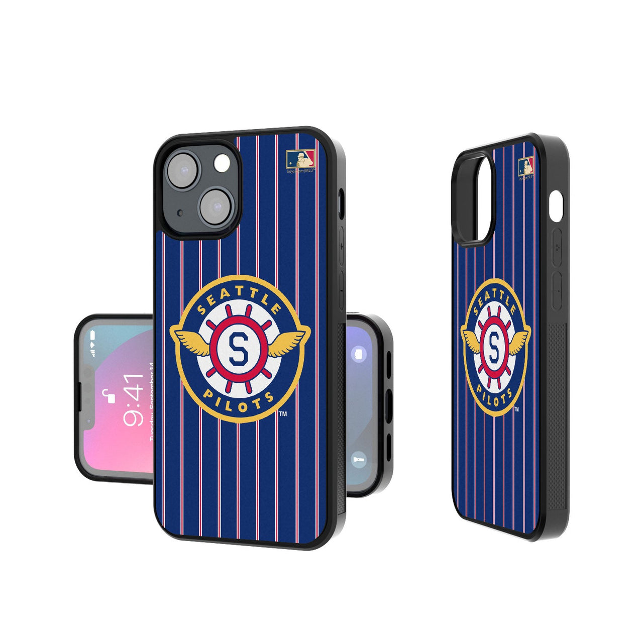 Seattle Pilots 1969 - Cooperstown Collection Pinstripe Bumper Case-3