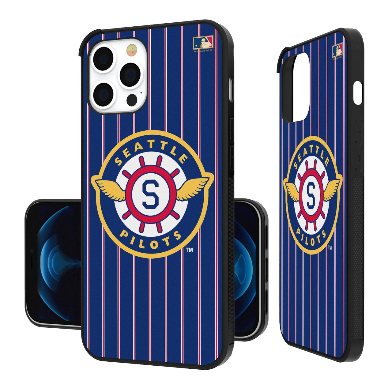 Seattle Pilots 1969 - Cooperstown Collection Pinstripe Bumper Case-4