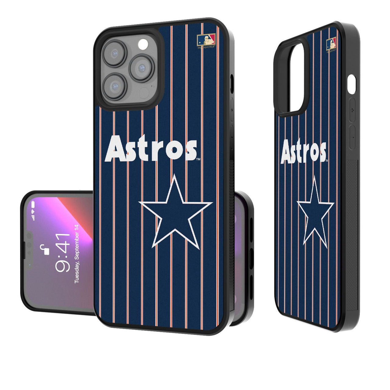 Houston Astros 1975-1981 - Cooperstown Collection Pinstripe Bumper Case-0