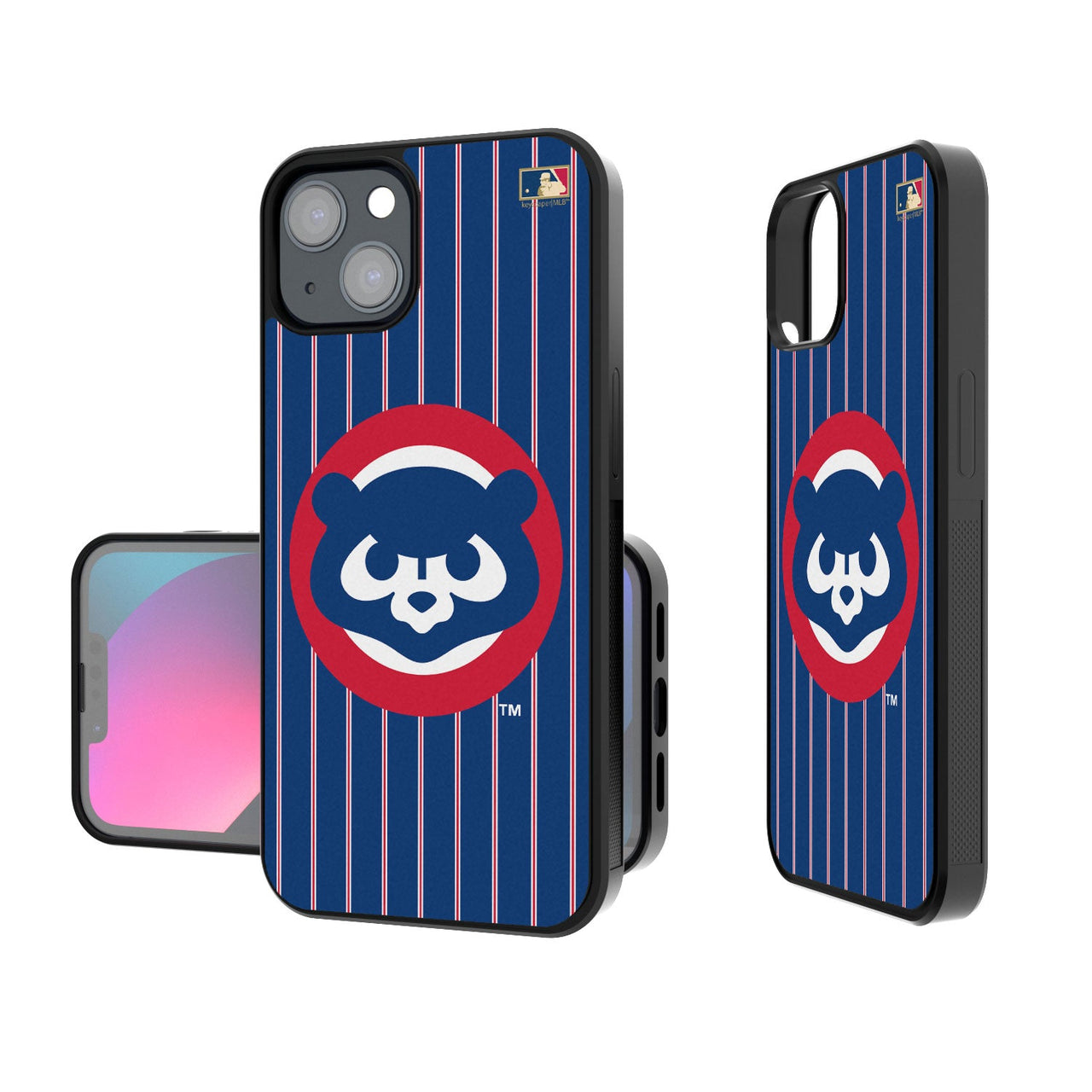 Chicago Cubs Home 1979-1998 - Cooperstown Collection Pinstripe Bumper Case-2