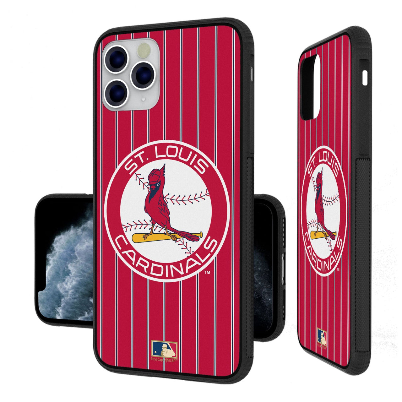 St Louis Cardinals 1966-1997 - Cooperstown Collection Pinstripe Bumper Case-7