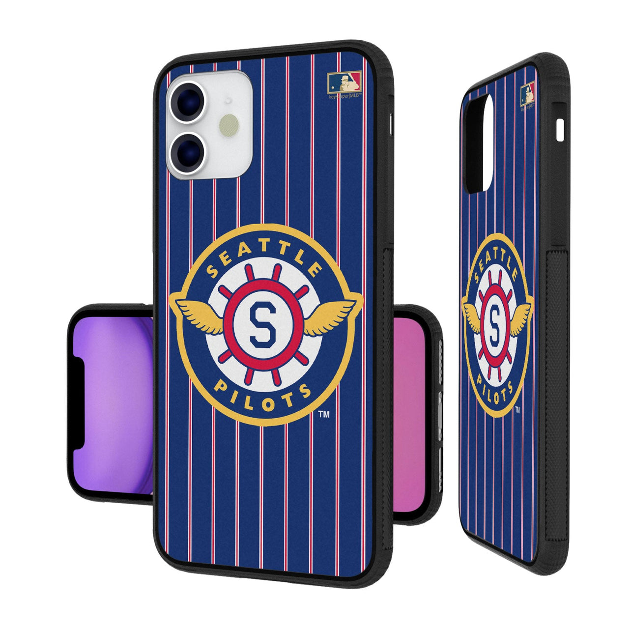 Seattle Pilots 1969 - Cooperstown Collection Pinstripe Bumper Case-9