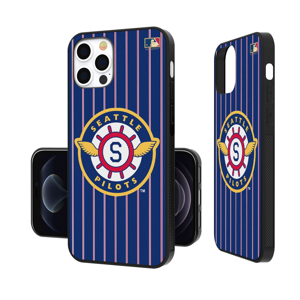 Seattle Pilots 1969 - Cooperstown Collection Pinstripe Bumper Case-5