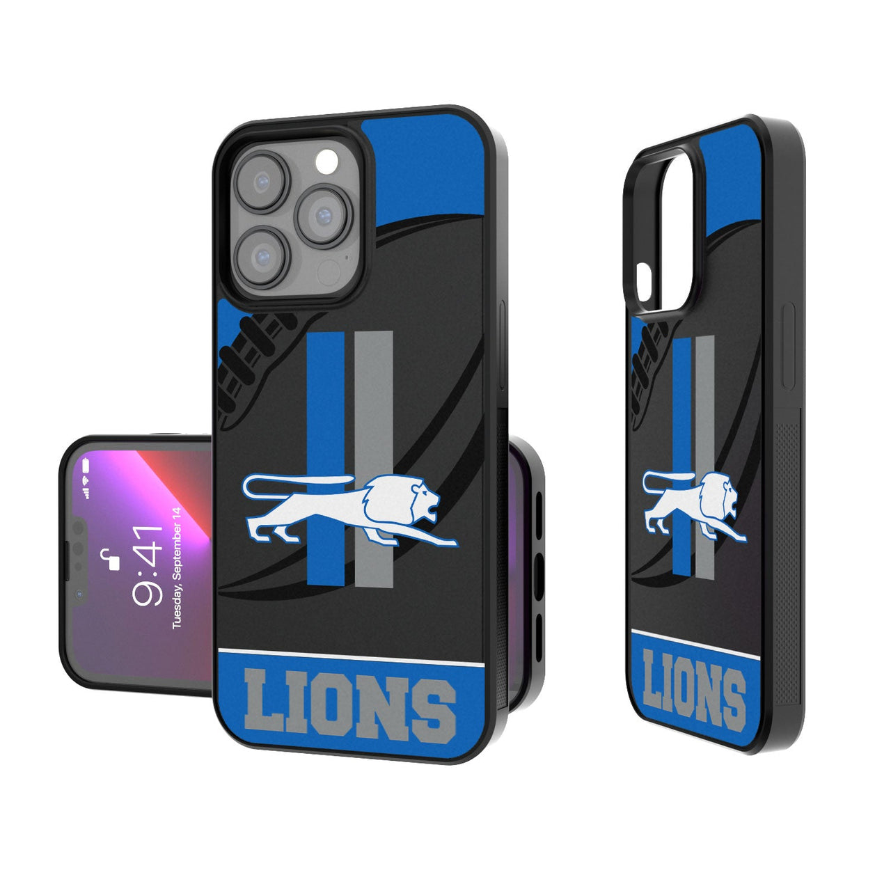 Detroit Lions Retro Passtime Bumper Case-0