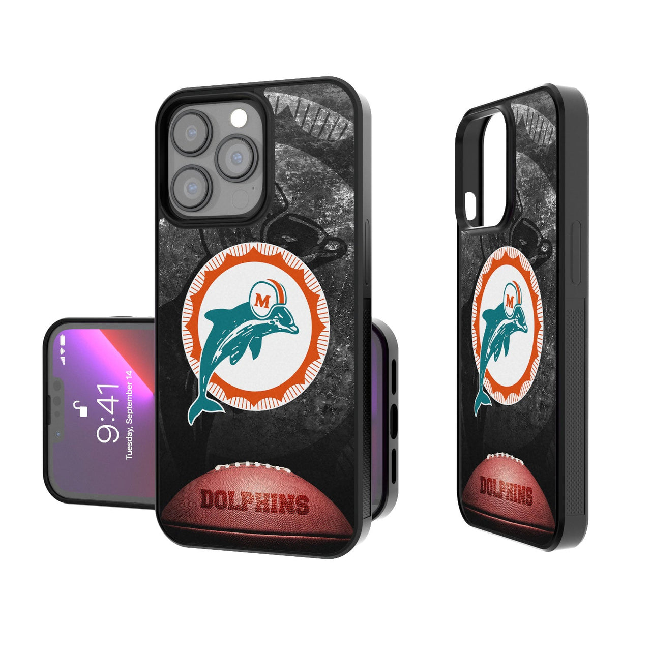 Miami Dolphins 1966-1973 Historic Collection Legendary Bumper Case-0