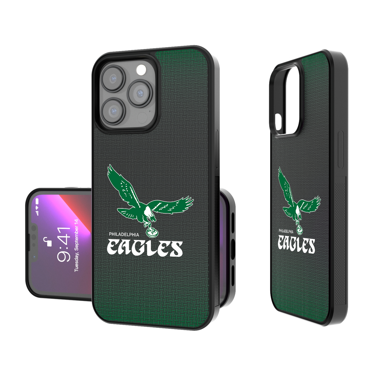 Philadelphia Eagles 1973-1995 Historic Collection Linen Bump Phone Case-0